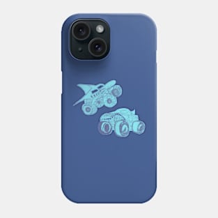 Monster Truck Stunts (blue version) Phone Case