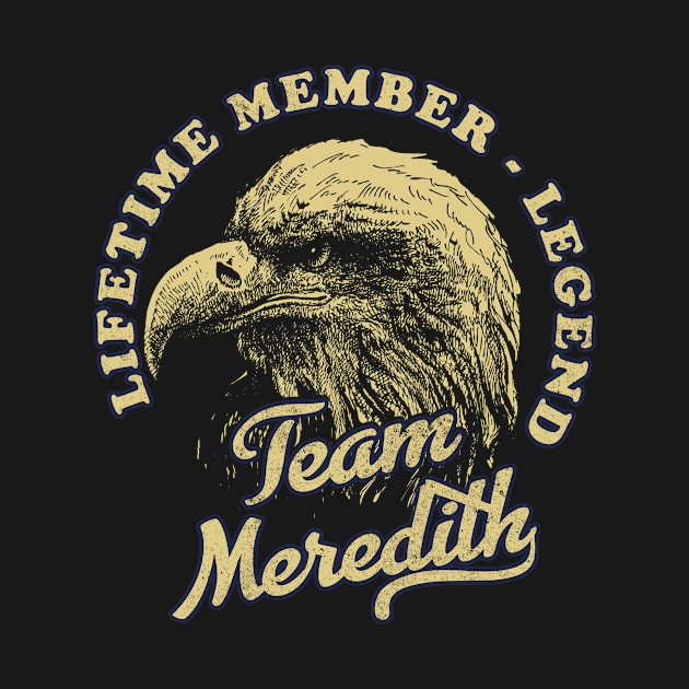 Meredith Name - Lifetime Member Legend - Eagle by Stacy Peters Art