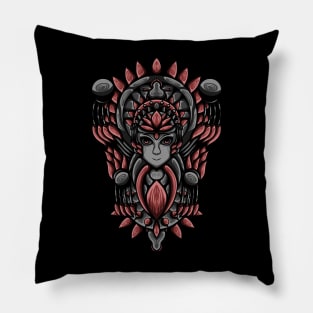 Artwork Illustration Of God Of Women With Engraving Pillow