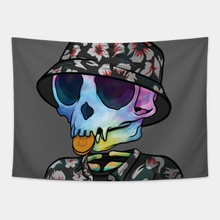 Bitcoin - Tamarin Skull Tapestry