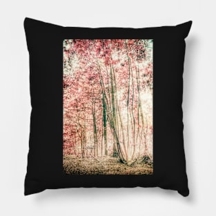 Through the red woods Pillow