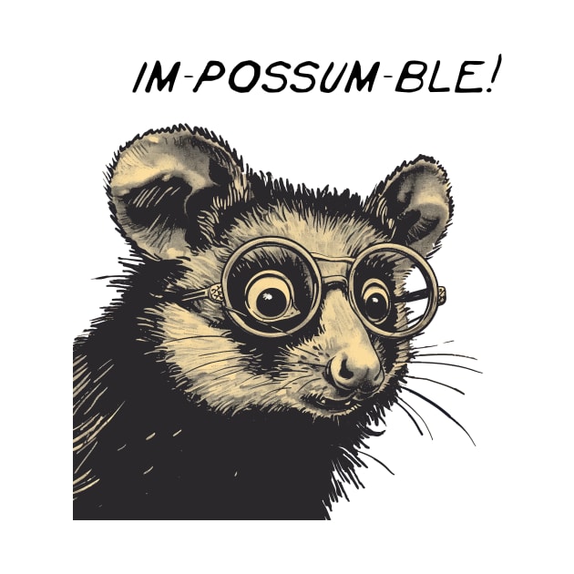 IM-POSSUM-BLE surprised possum by StepInSky