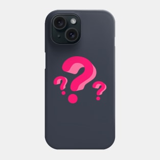 Question mark Phone Case