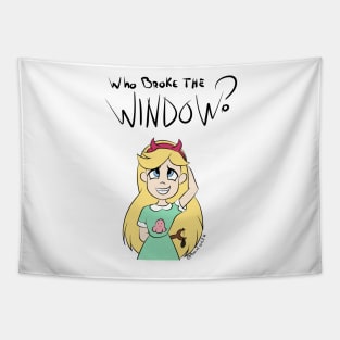 Who broke the window? - Star vs the forces of evil fanart Tapestry