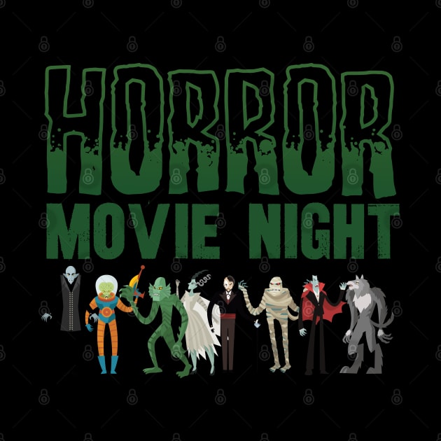 Horror Movie Night! by fatbastardshirts