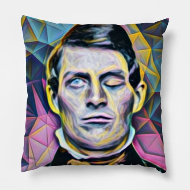 Phineas Gage Portrait | Phineas Gage Artwork 10 Pillow by JustLit