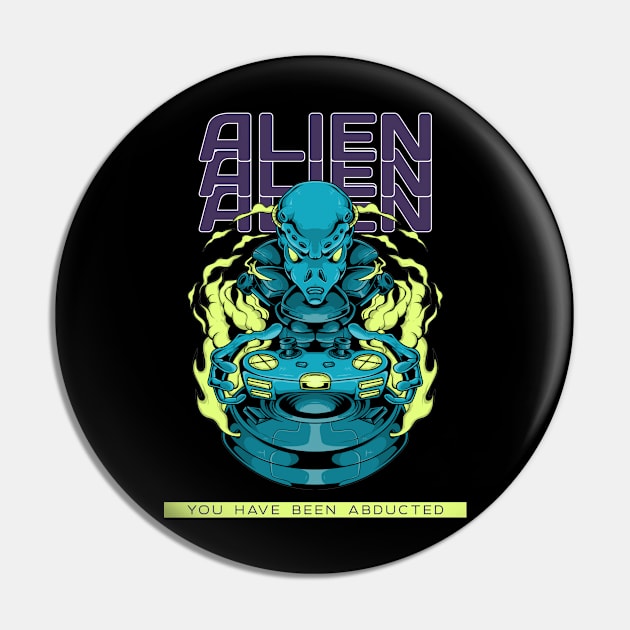 Alien Abduction Alien Invasion Pin by Tip Top Tee's