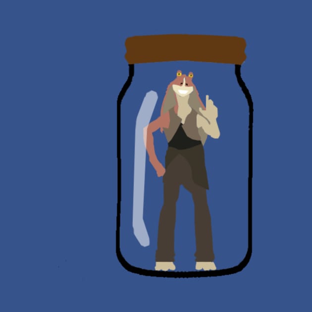 Jar Jar in a Jar by daftvader97