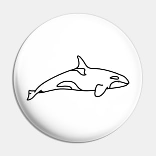 Killer Whale Pin