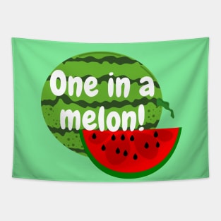 One in a Melon Watermelon Tapestry