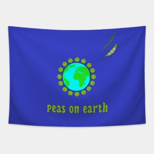 Peas on earth Tapestry