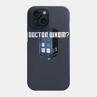 Doctor Whom Navy top Phone Case