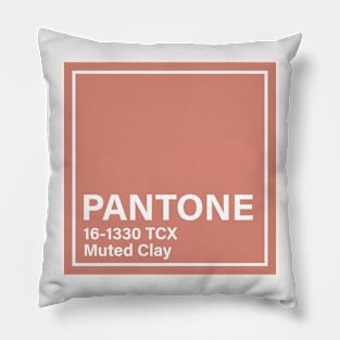 pantone 16-1330 TCX Muted Clay Pillow