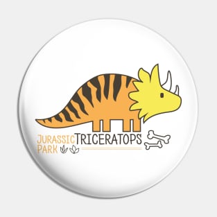 Dinosaur Triceratops Pin