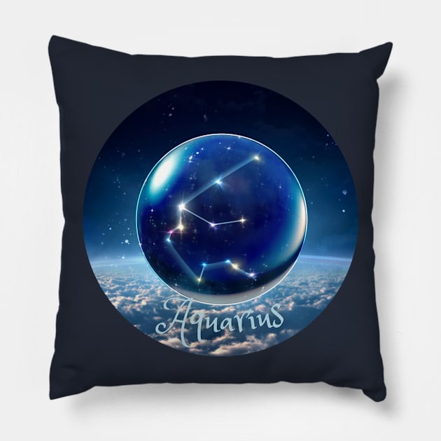 Aquarius Pillow by Kat Heitzman