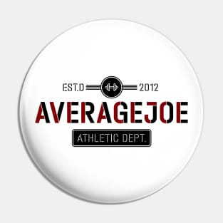 Average Joe Gym Tee Pin