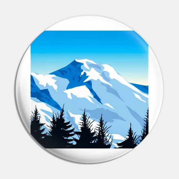 Everest illustration Pin by TheSkullArmy