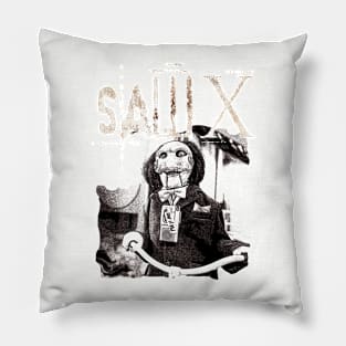 SAW X Tobin Bell as John Kramer movie graphic design poster Pillow