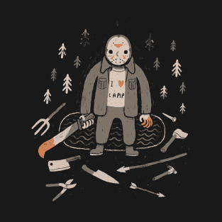 Friday The 13th T-Shirt - i heart camp by Louisros