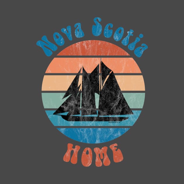 Nova Scotia Retro Rainbow Design by Nova Scotia Home 