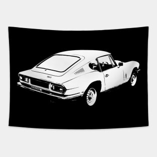 Triumph GT6 Mk3 1970s classic car rear quarter monoblock white Tapestry