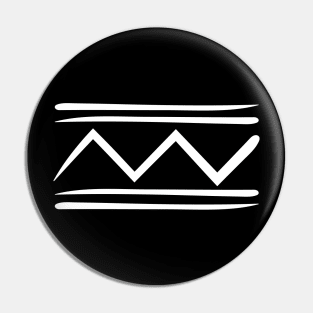 African Minimal Design Pin