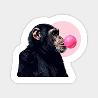 monkey make bubble Magnet