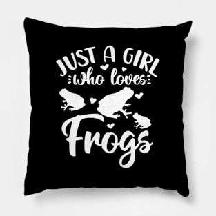 Frog Frogs Pillow