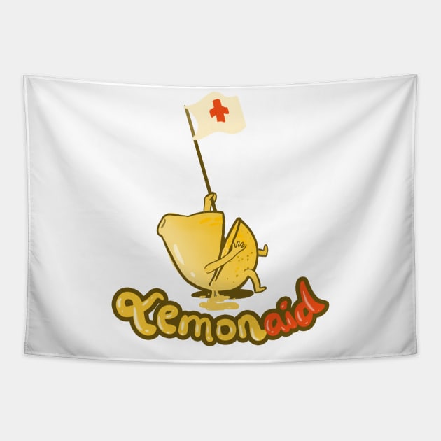 Lemonaid - Puns, Funny - D3 Designs Tapestry by D3Apparels