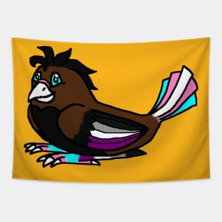 Asexual Pride Bird Tapestry