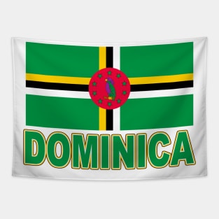 The Pride of Dominica - National Flag Design Tapestry