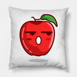 wow react emoji apple Pillow