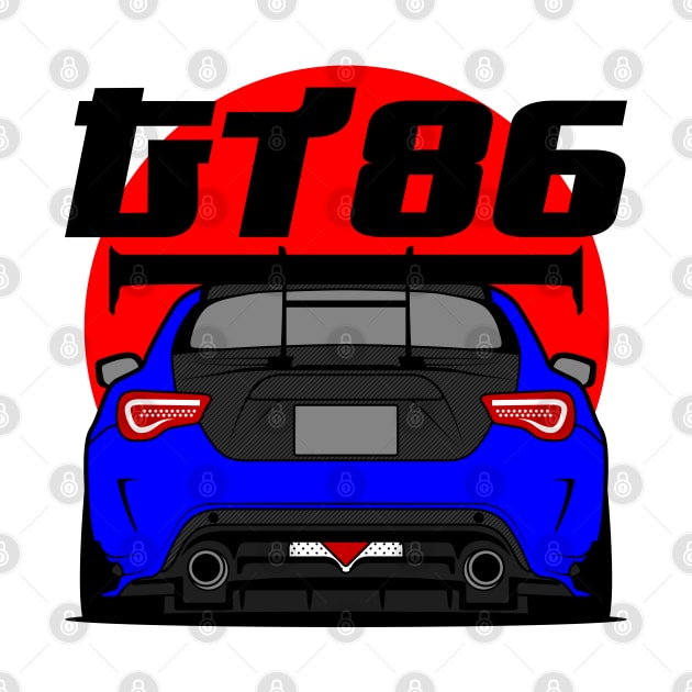 Tuned GT86 Rear Blue by GoldenTuners