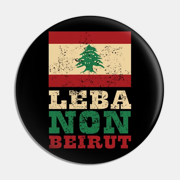 Flag of Lebanon Pin by KewaleeTee