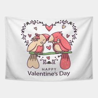 happy valentines day Tapestry