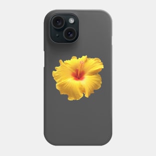 Yellow and Red Hibiscus Phone Case