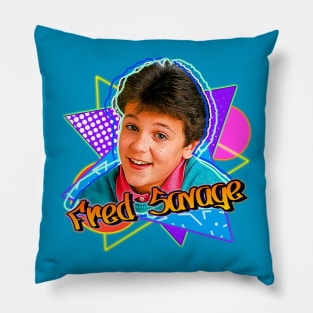 Fred Savage Retro 90s Style Graphics Fan Art Pillow