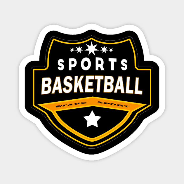 Sports Basketball Magnet by Usea Studio