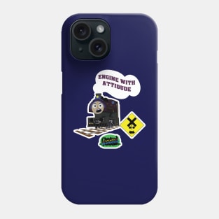 "Engine with Attitude" - The Railways of Crotoonia Phone Case