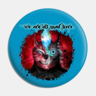 We Are All Mad Here - Red Pin