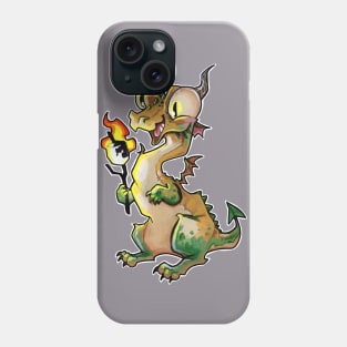 Marshmallow dragon Phone Case