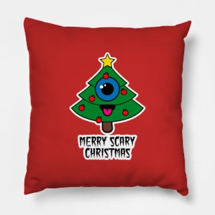 Merry Scary X-mas Pillow