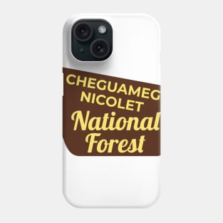 Chequamegon Nicolet National Forest Phone Case