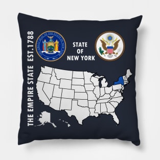 State of New York Pillow