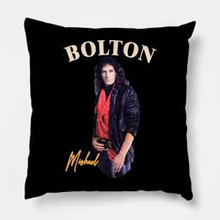 Michael Bolton - 90s Style Pillow