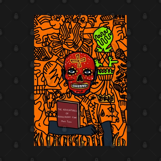 Unique MaleMask Digital Collectible with MexicanEye Color and BlueSkin on TeePublic by Hashed Art