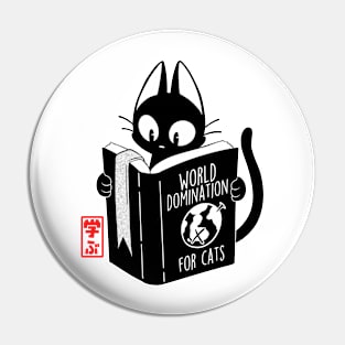 World Domination For Cats Japanese Anime by Tobe Fonseca Pin