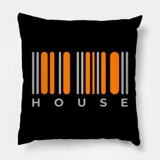 House Barcode Pillow