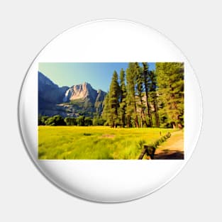 A scenic view of Yosemite National Park Pin