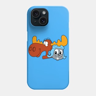 Rocky and Bullwinkle Phone Case